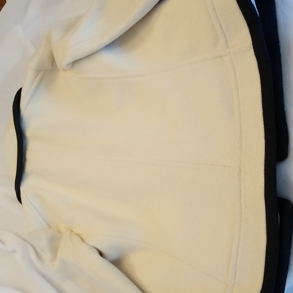 J. Crew Wool Black and White Cropped Pea Coat by Nello Gori, Size 6, $127 - Picture 6 of 13